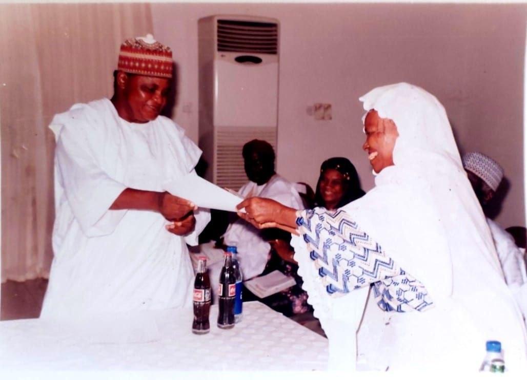 Hajia Falmata Mani at a public ceremony