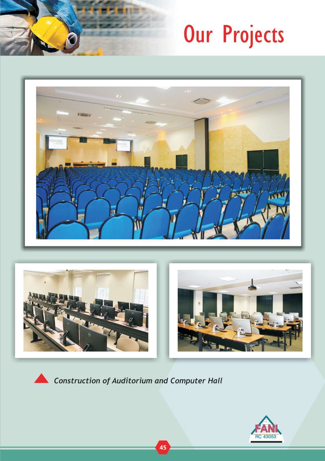 Construction of Auditoriums and Computer (IT) Hall — photo 1